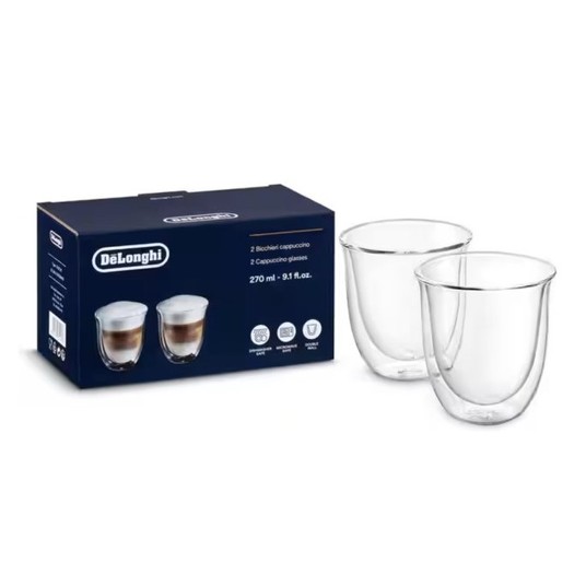 Delonghi Szklanki do Cappuccino 270ml 2szt. -zdjęcie numer 1