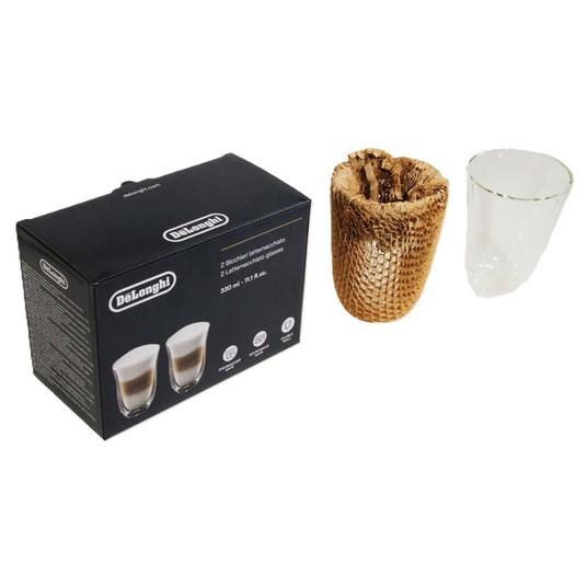 Delonghi Szklanki Latte Macchiato 330 ml 2 szt. -zdjęcie numer 1