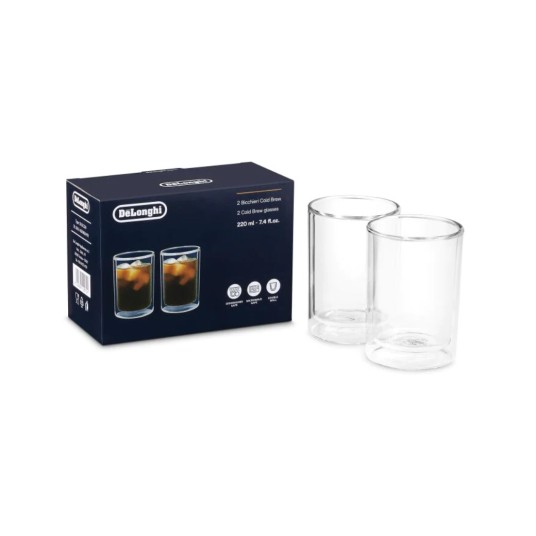Delonghi Szklanki termiczne DLSC324 220ml 2szt -zdjęcie numer 1