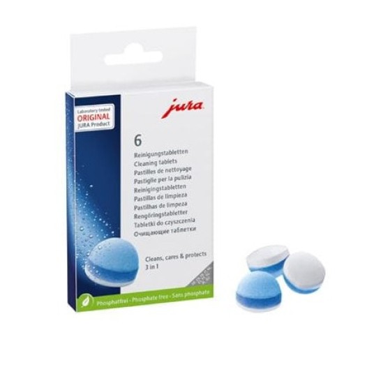 Jura tabletki czyszczące 3-fazowe 24225 6szt -zdjęcie numer 1