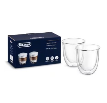 Delonghi Szklanki do Cappuccino 270ml 2szt.