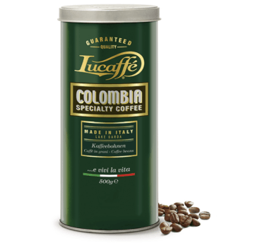 Kawa Lucaffe 500gr Colombia Special, ziarn, puszka