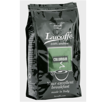 Kawa Lucaffe 500gr Colombia, ziarnista